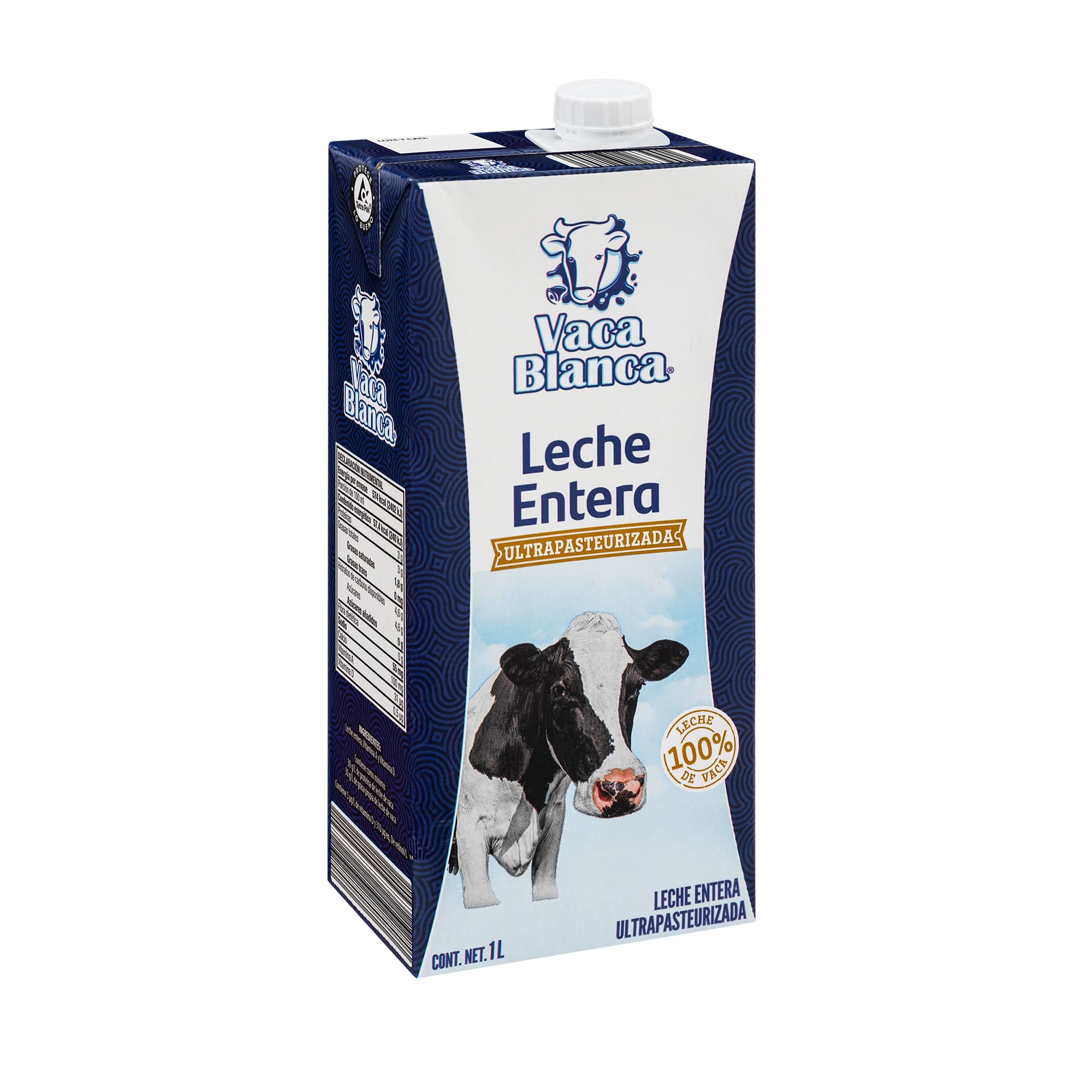 Leche UHT Entera Vaca Blanca 1L - Image 2