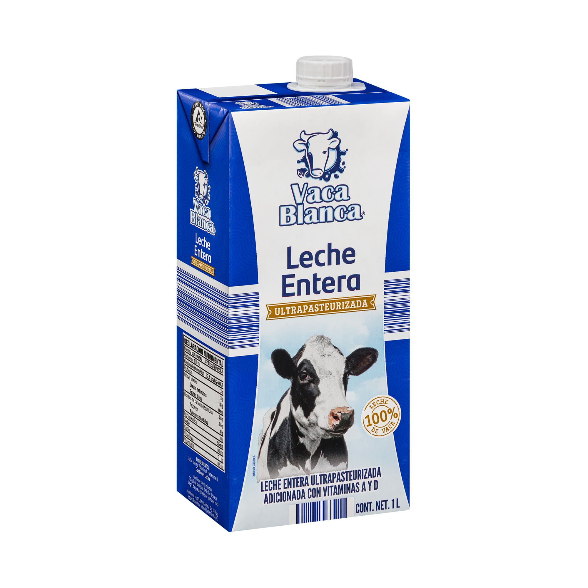 Leche entera UHT Vaca Blanca - Image 2