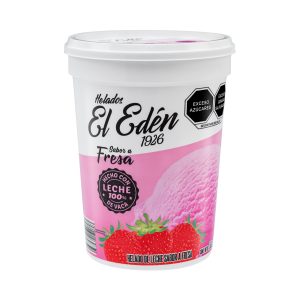 Helado Fresa El Edén