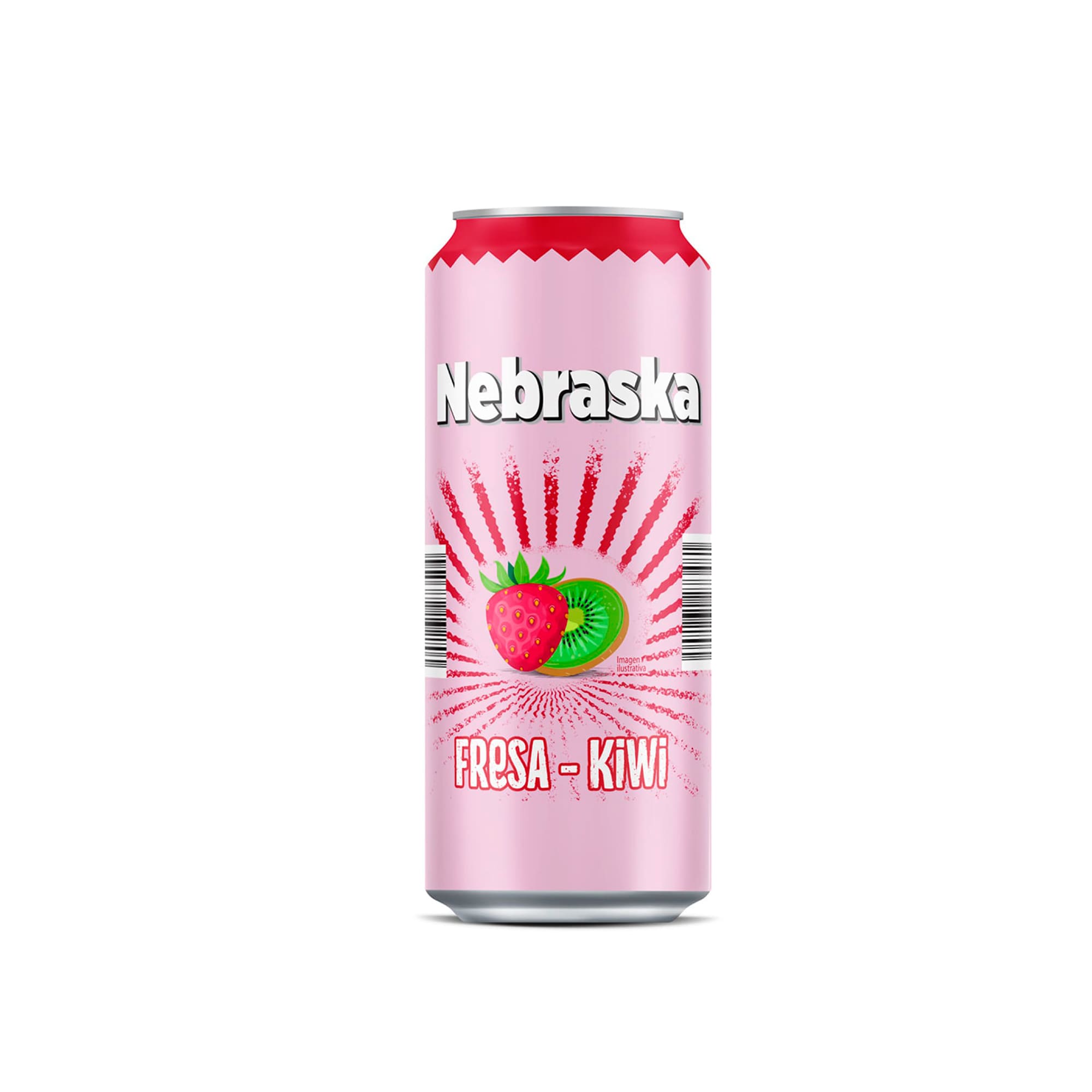 Bebida sabor fresa-kiwi Nebraska 460 ml