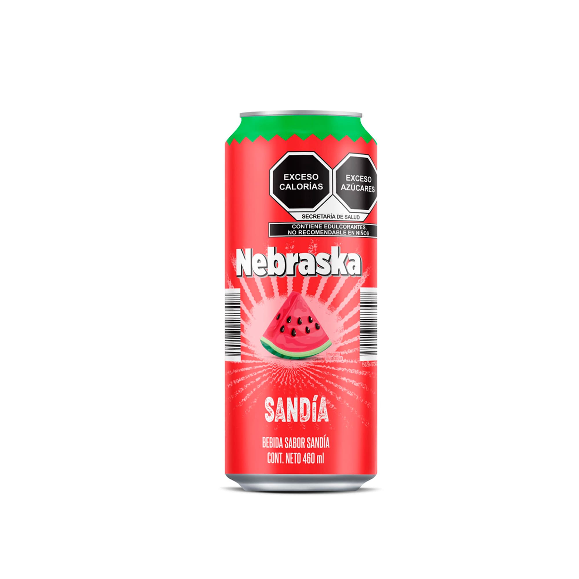 Bebida sabor sandia Nebraska 460 ml - Image 2