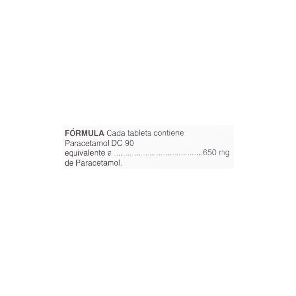 Analgésico Paracetamol 650mg Zenker Lab - Image 5