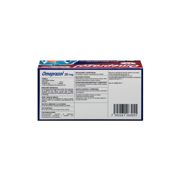 Antiácido Omeprazol 20 mg Zenker Lab - Image 4