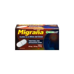 Analgésico Migraña 24 Tabletas Zenker Lab