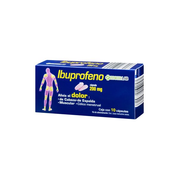 Analgésico Ibuprofeno 200mg 10C Zenker Lab - Image 3