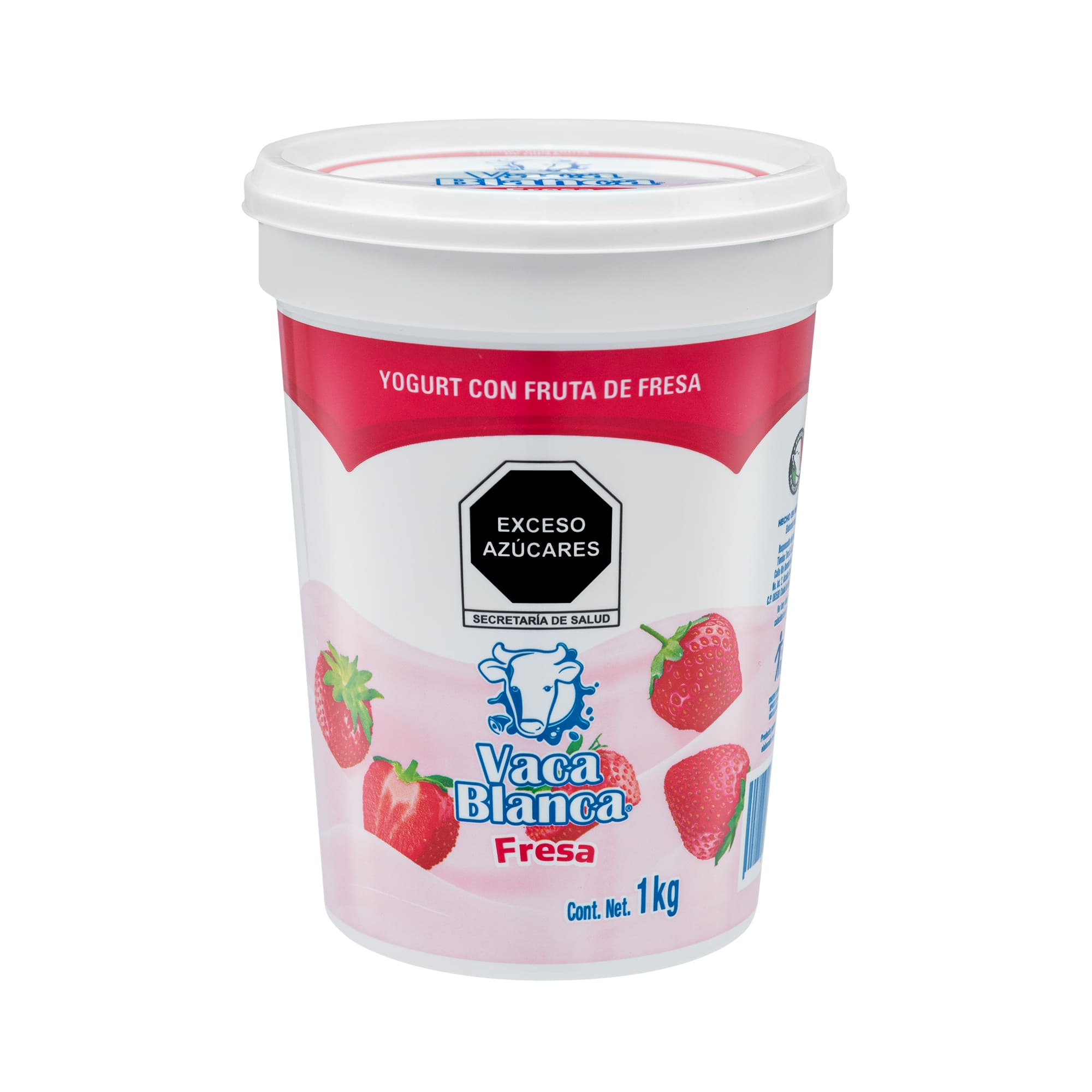 Yogurt con fruta de fresa 1kg - Image 3