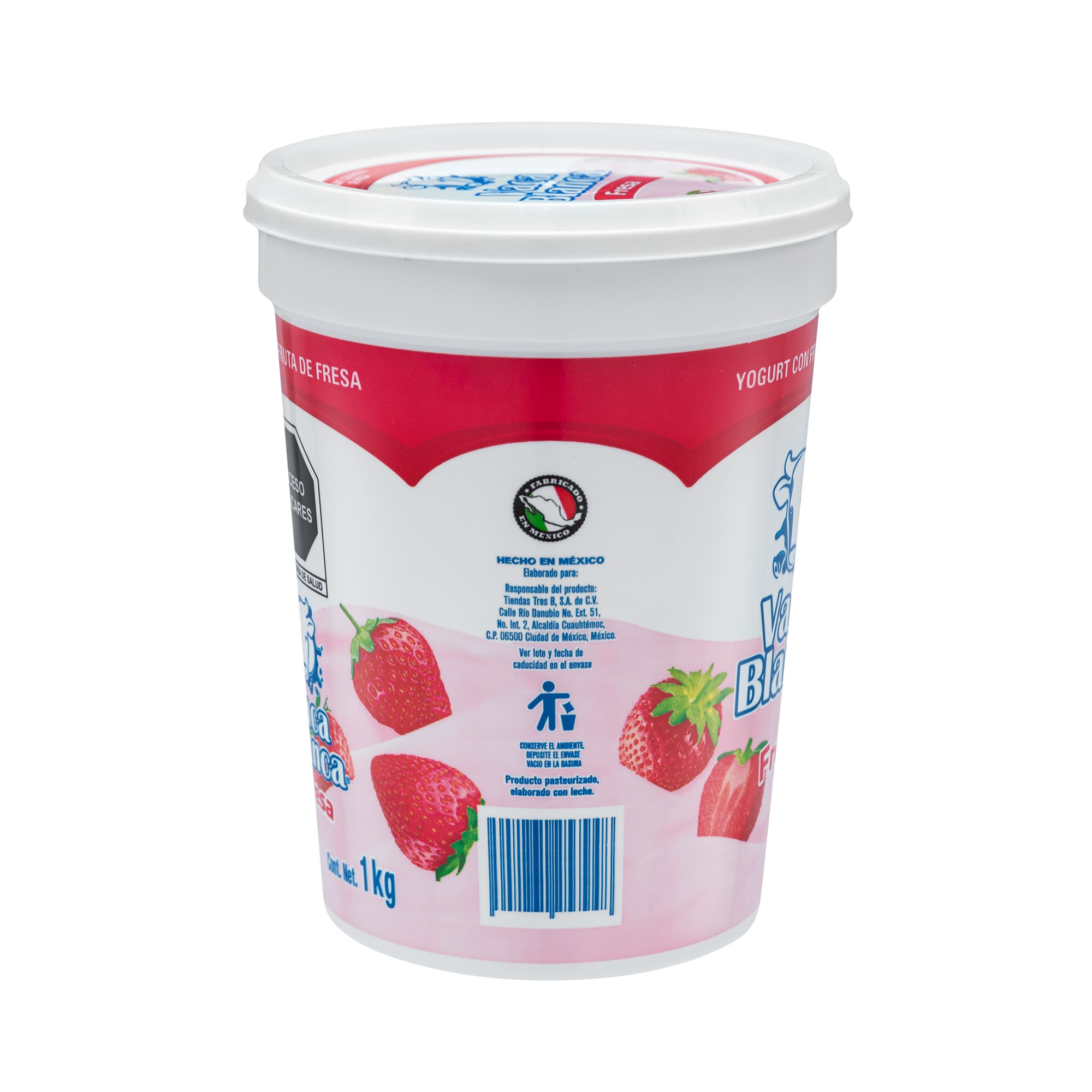 Yogurt con fruta de fresa 1kg - Image 4