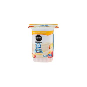 Yogurt con fruta de durazno (125g) Vaca Blanca