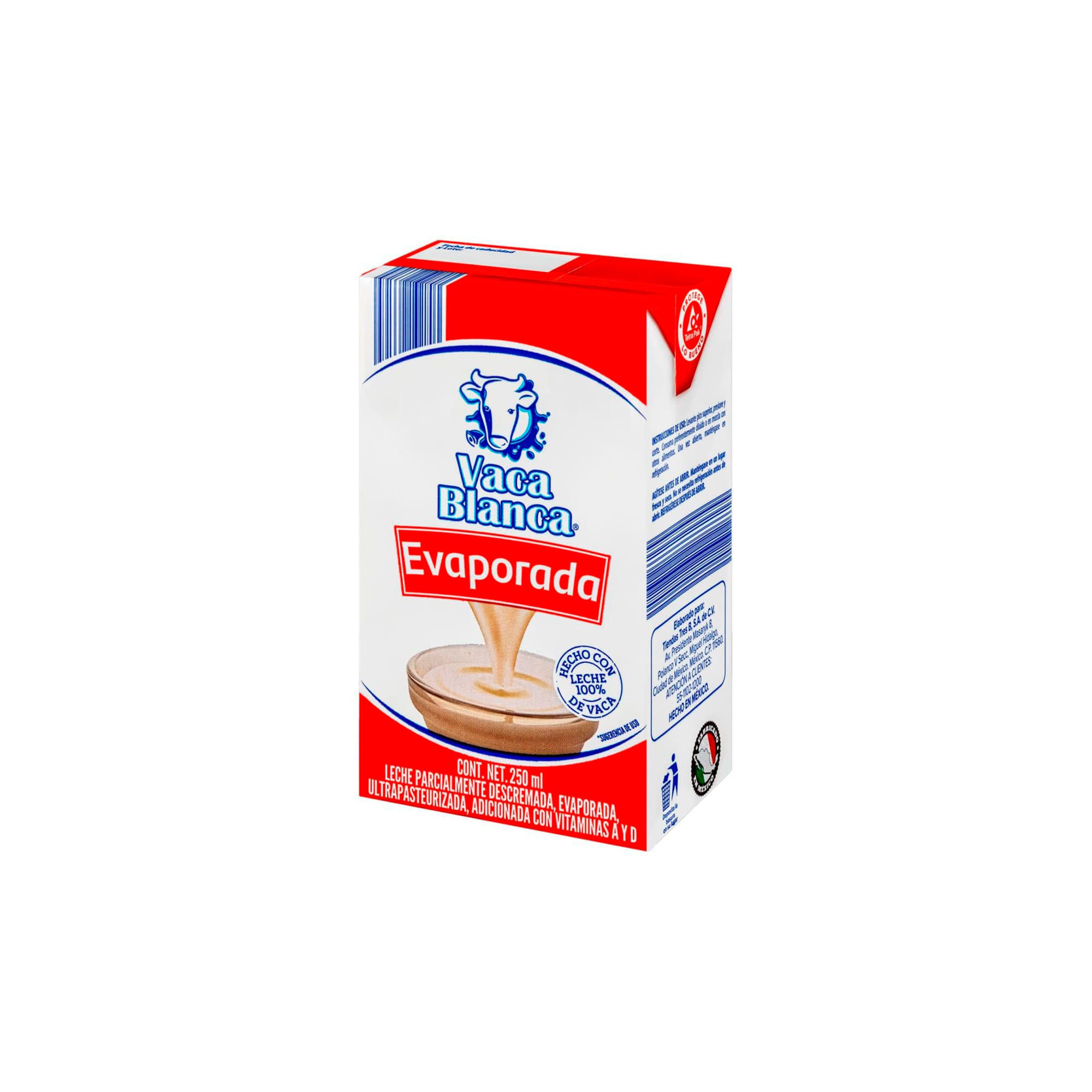 Leche Evaporada Vaca Blanca (250ml) - Image 6