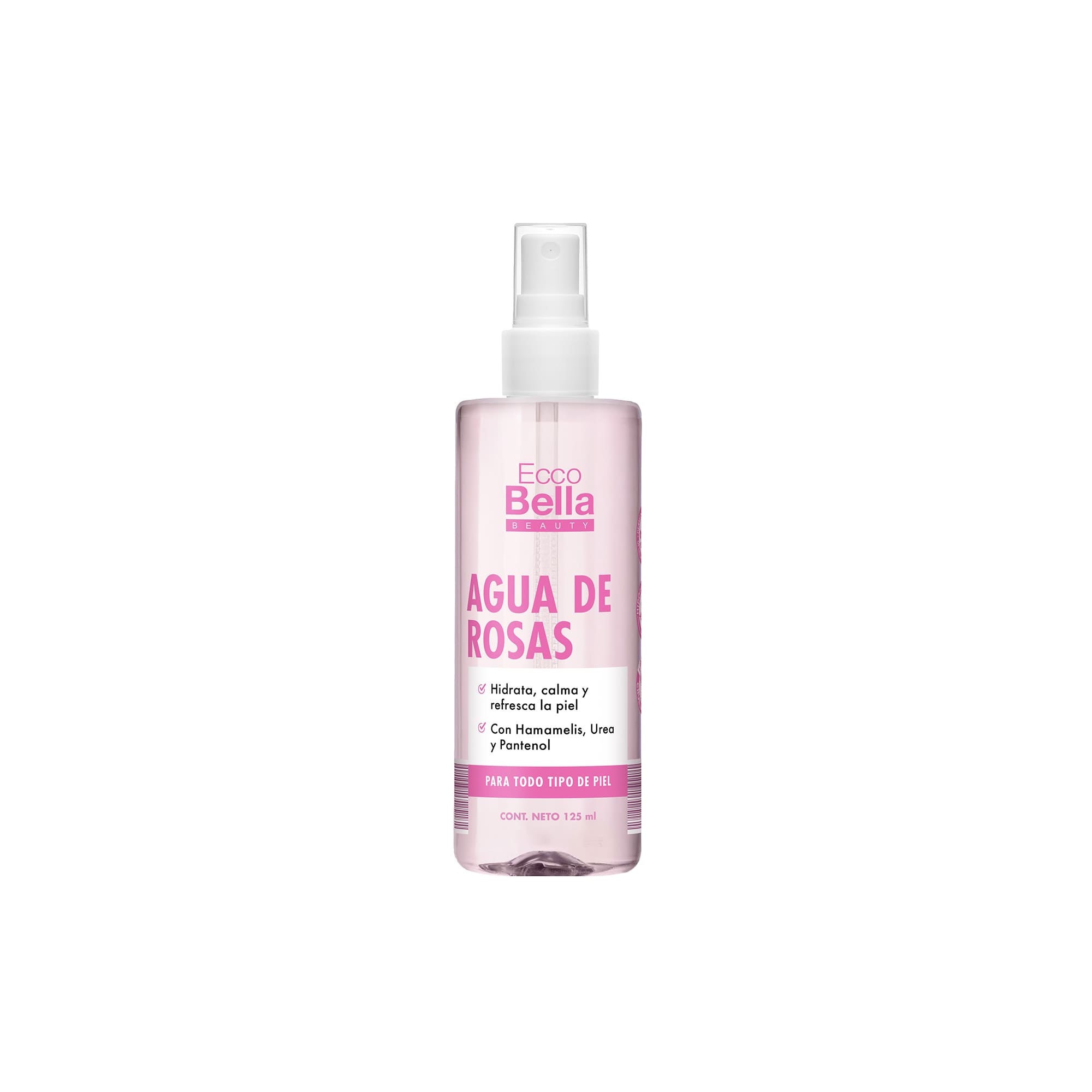 Agua de Rosas Facial Ecco Bella