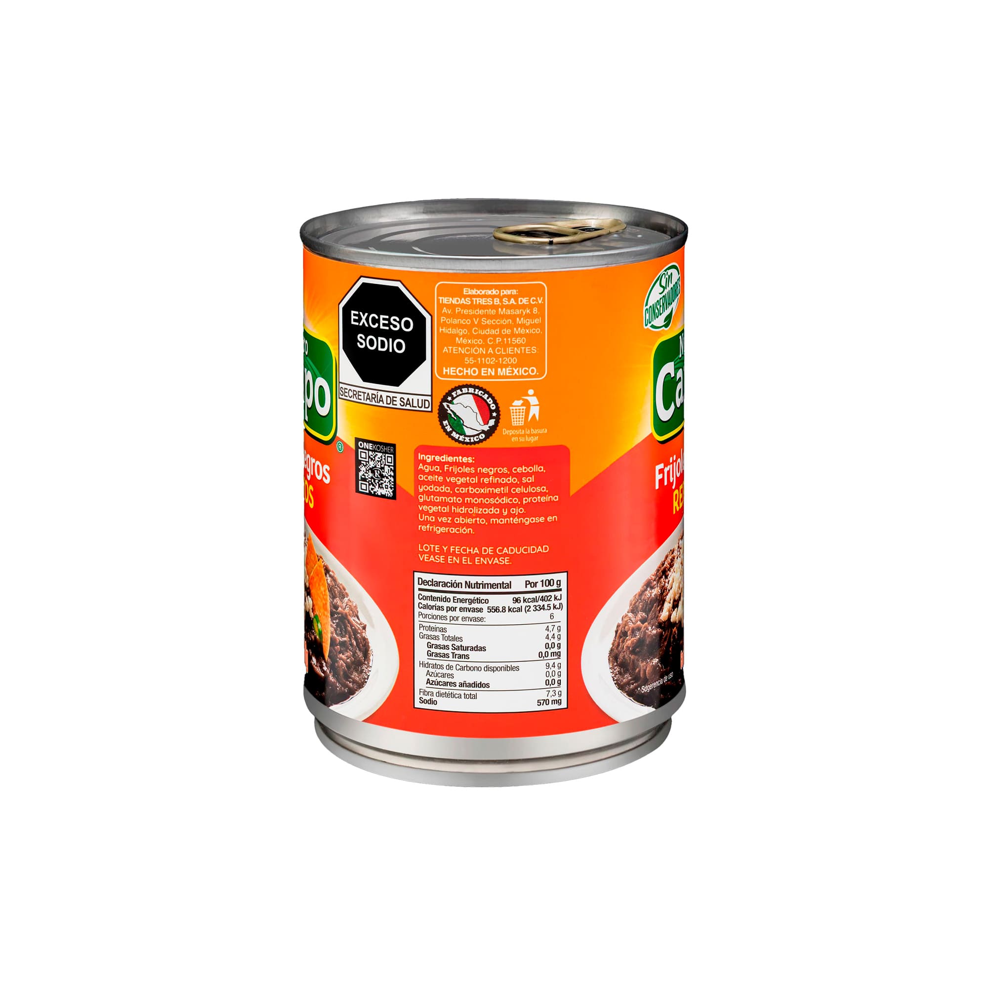 Frijol refrito negro Nuestro Campo - Image 3