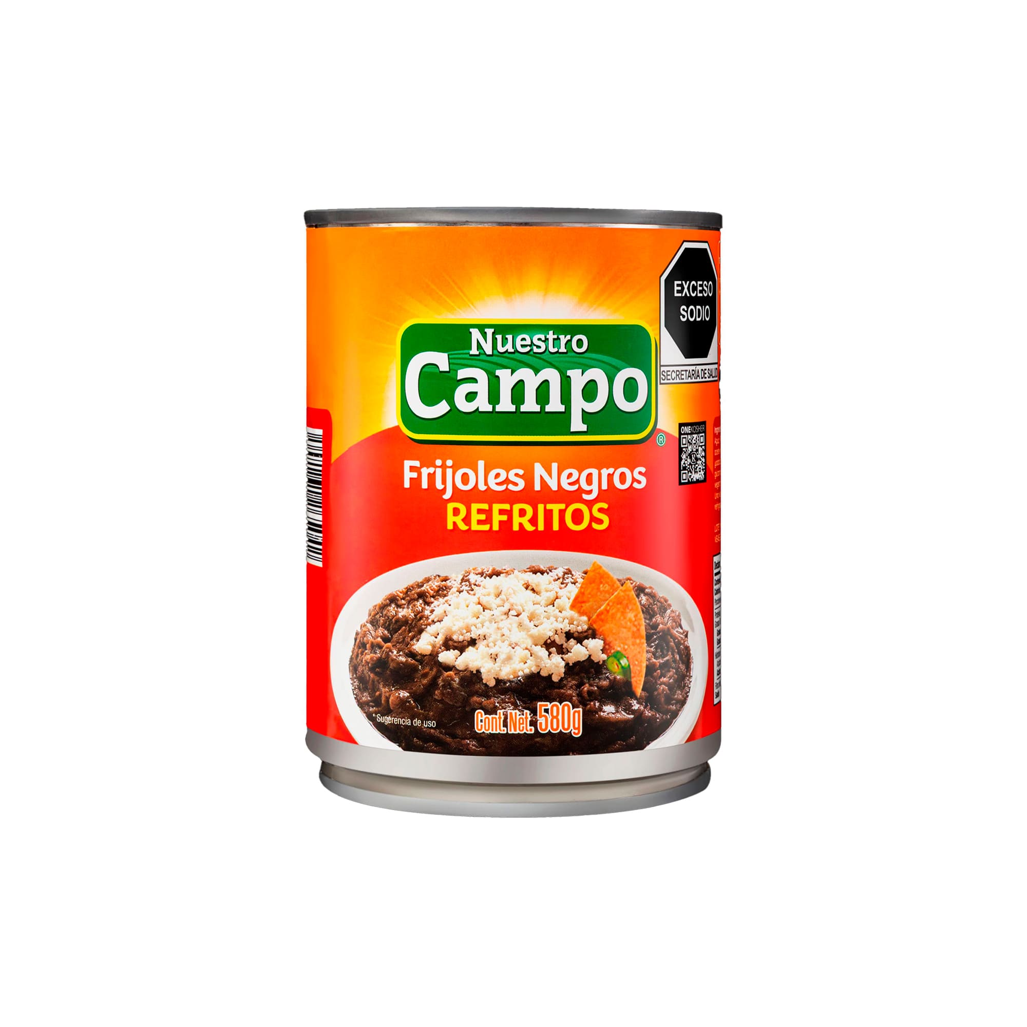 Frijol refrito negro Nuestro Campo