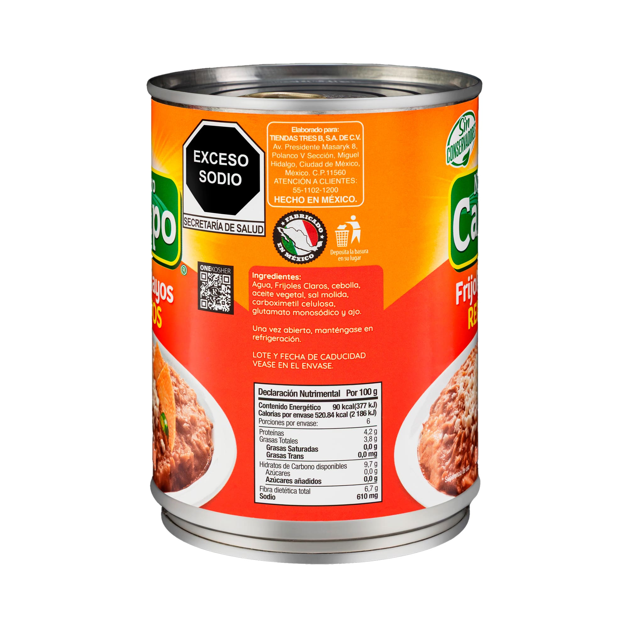 Frijol Refrito Bayo Nuestro Campo - Image 3