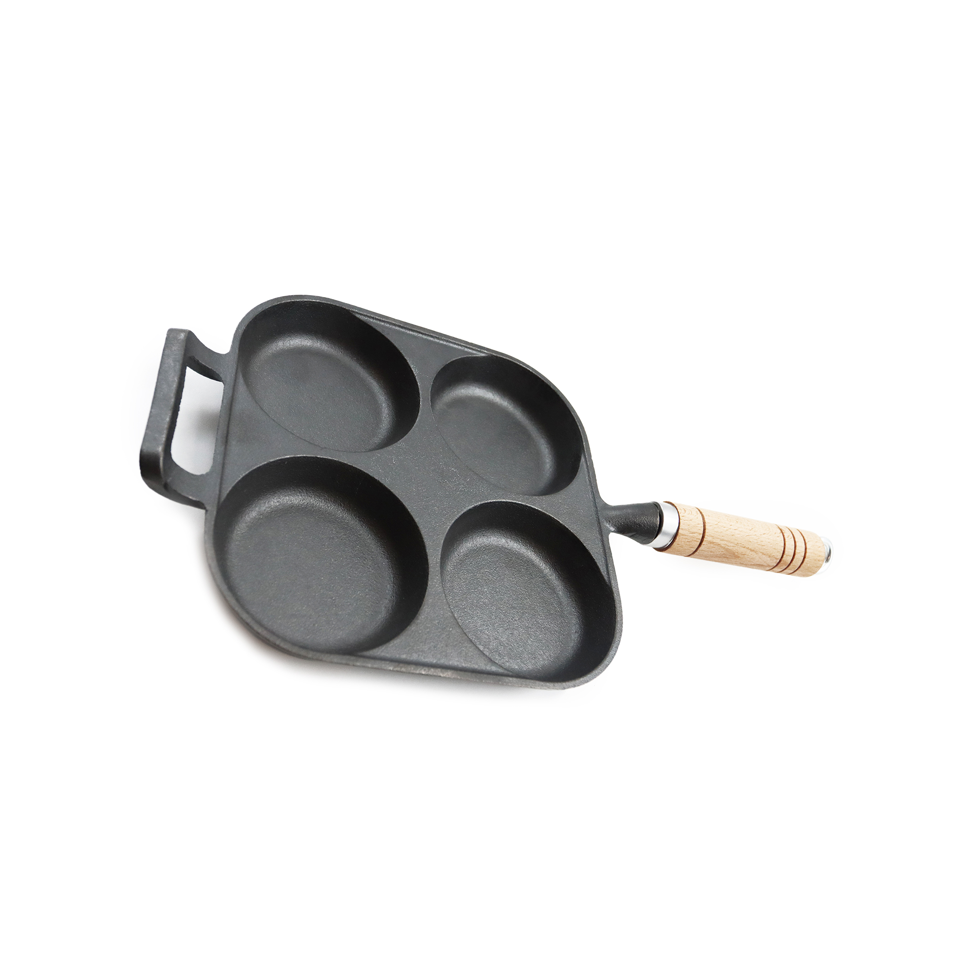 Sartén 4 divisiones con mango de madera - Image 2
