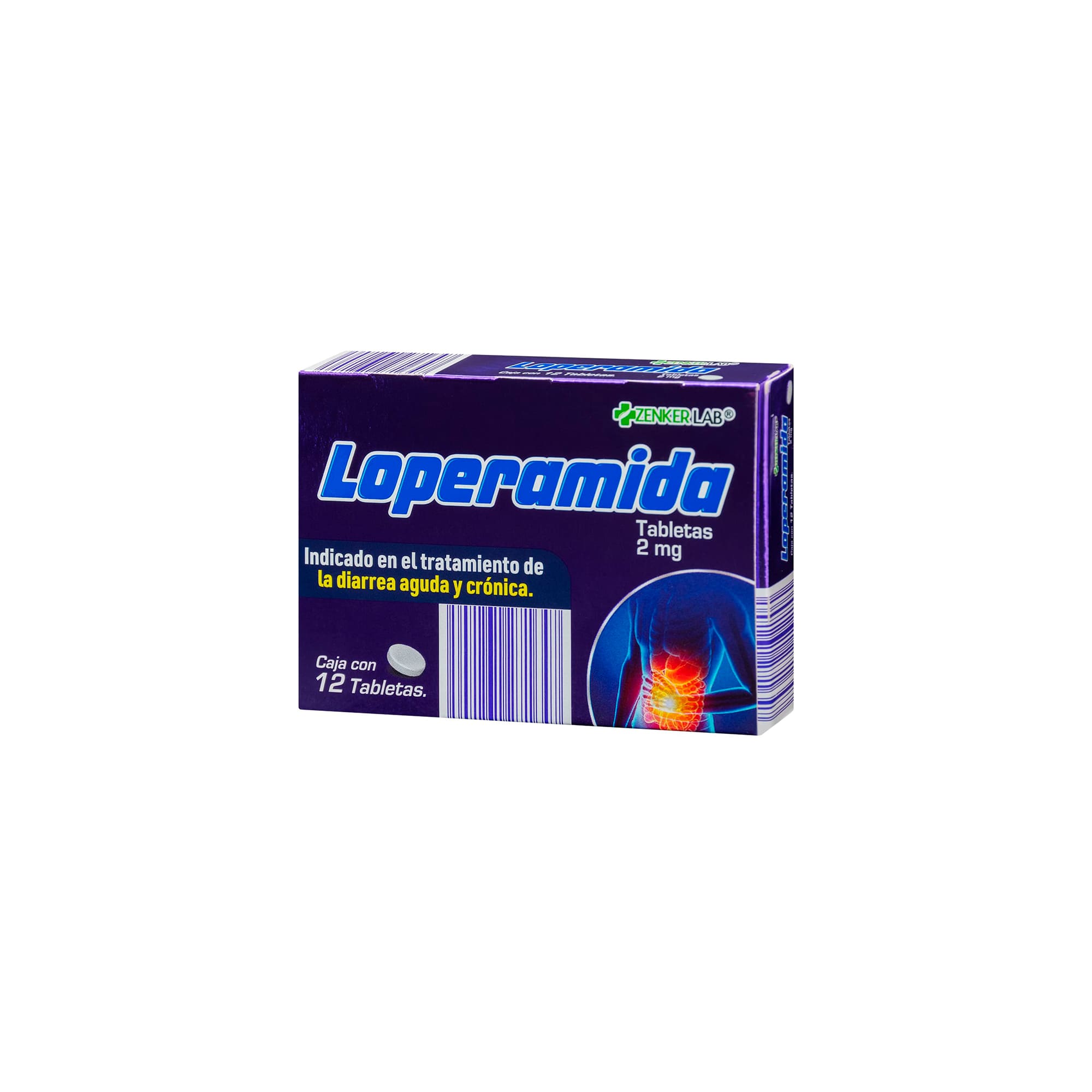 Antidiarreico loperamida 2mg 12c ZenkerLab - Image 3