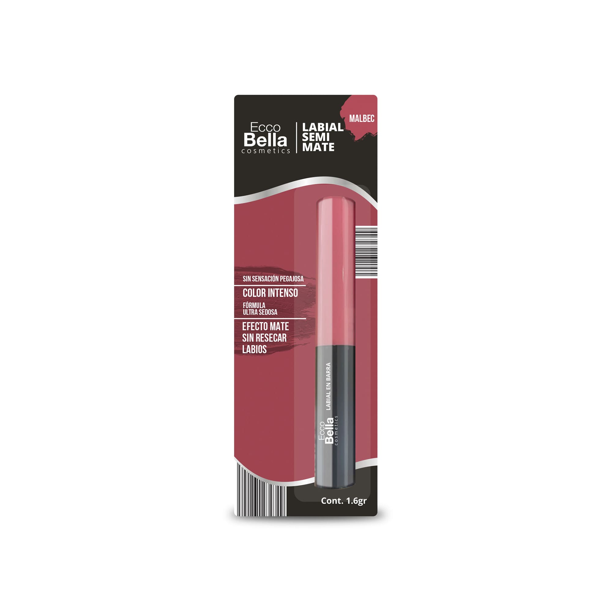 Labial semi mate Malbec
