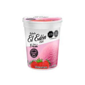 Helado fresa El Edén