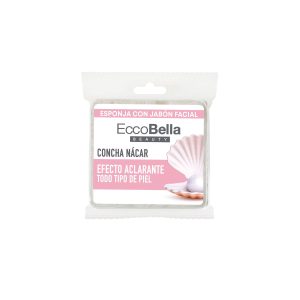 Esponja con jabón facial / concha nácar