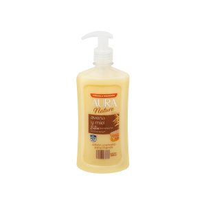 Jabón líquido para manos avena y miel Aura Nature (500ml)