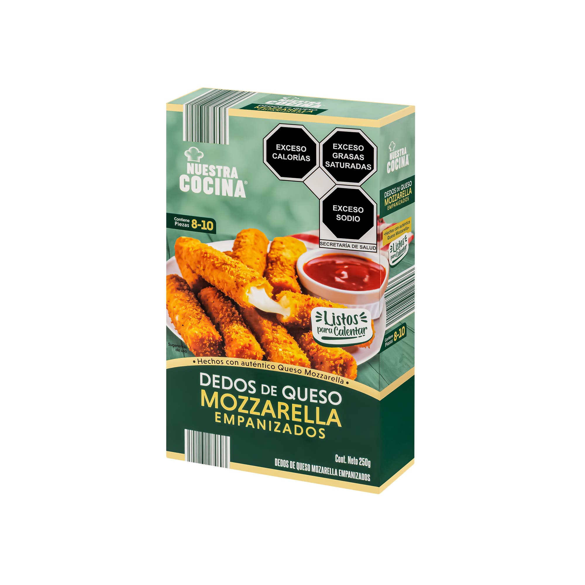 Dedos de queso mozzarella empanizados Nuestra Cocina - Image 3