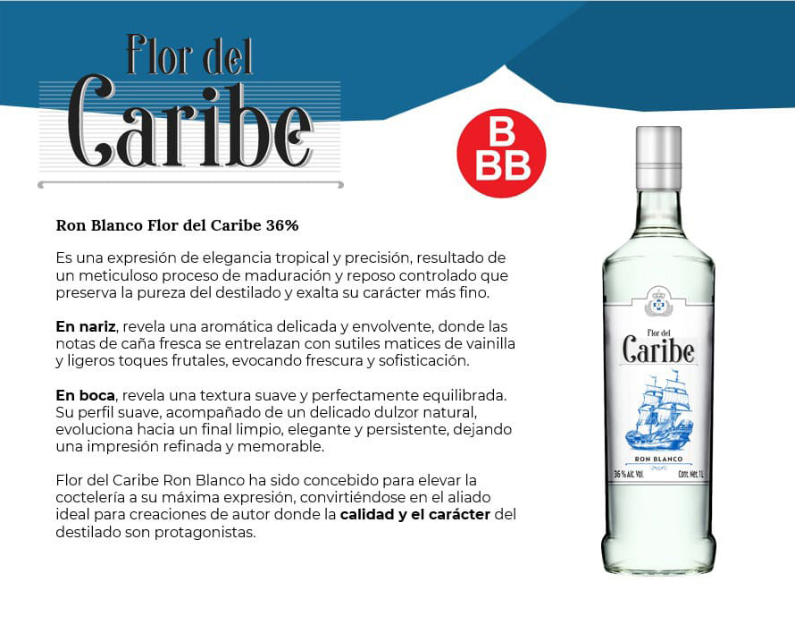 Ron Blanco Flor del Caribe - Image 2