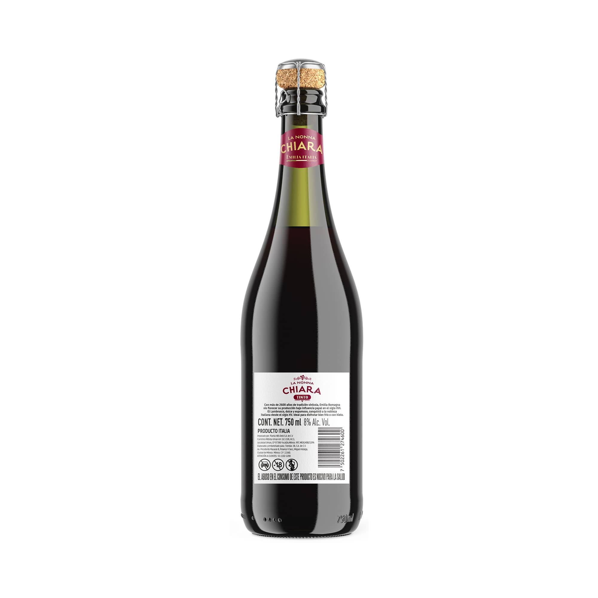 Vino Lambrusco Nonna Chiara - Image 2