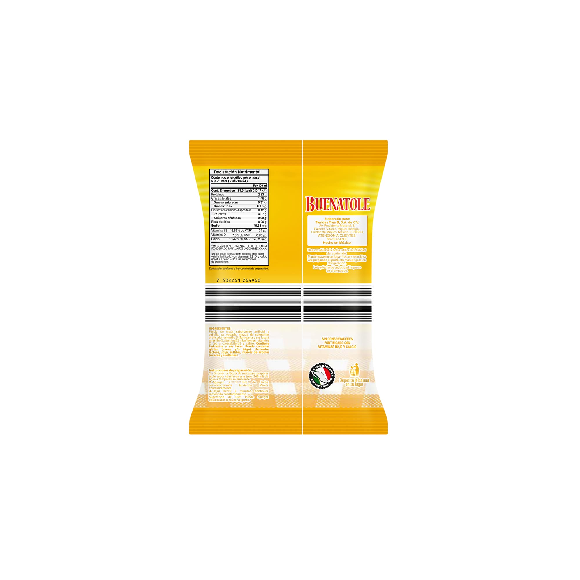 Atole sabor vainilla Buenatole - Image 2