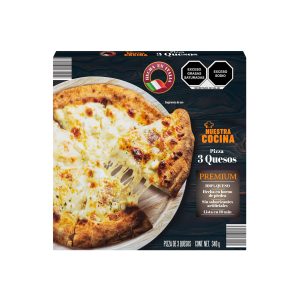 Pizza de 3 quesos Nuestra Cocina