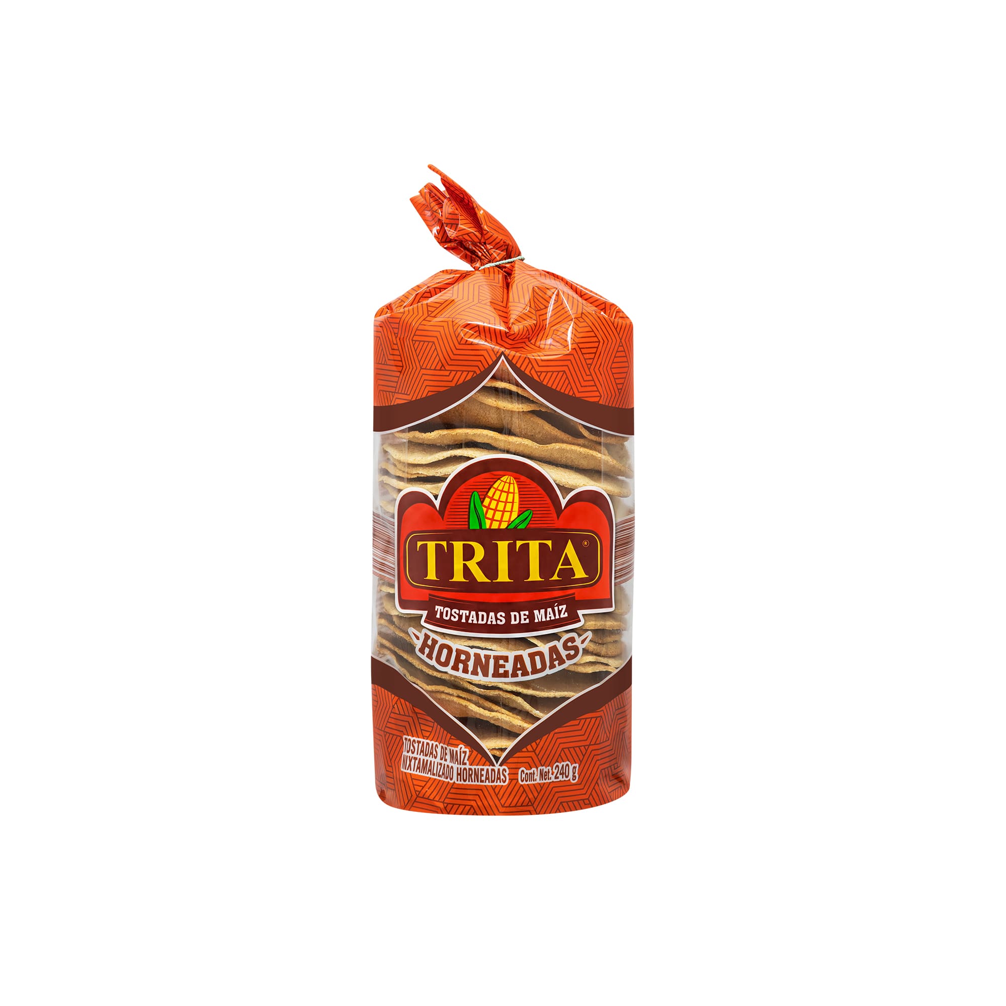 Tostadas de maíz horneadas Trita