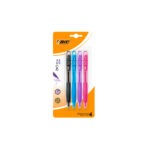 Bolígrafo retractil Grip 4 pzas Bic