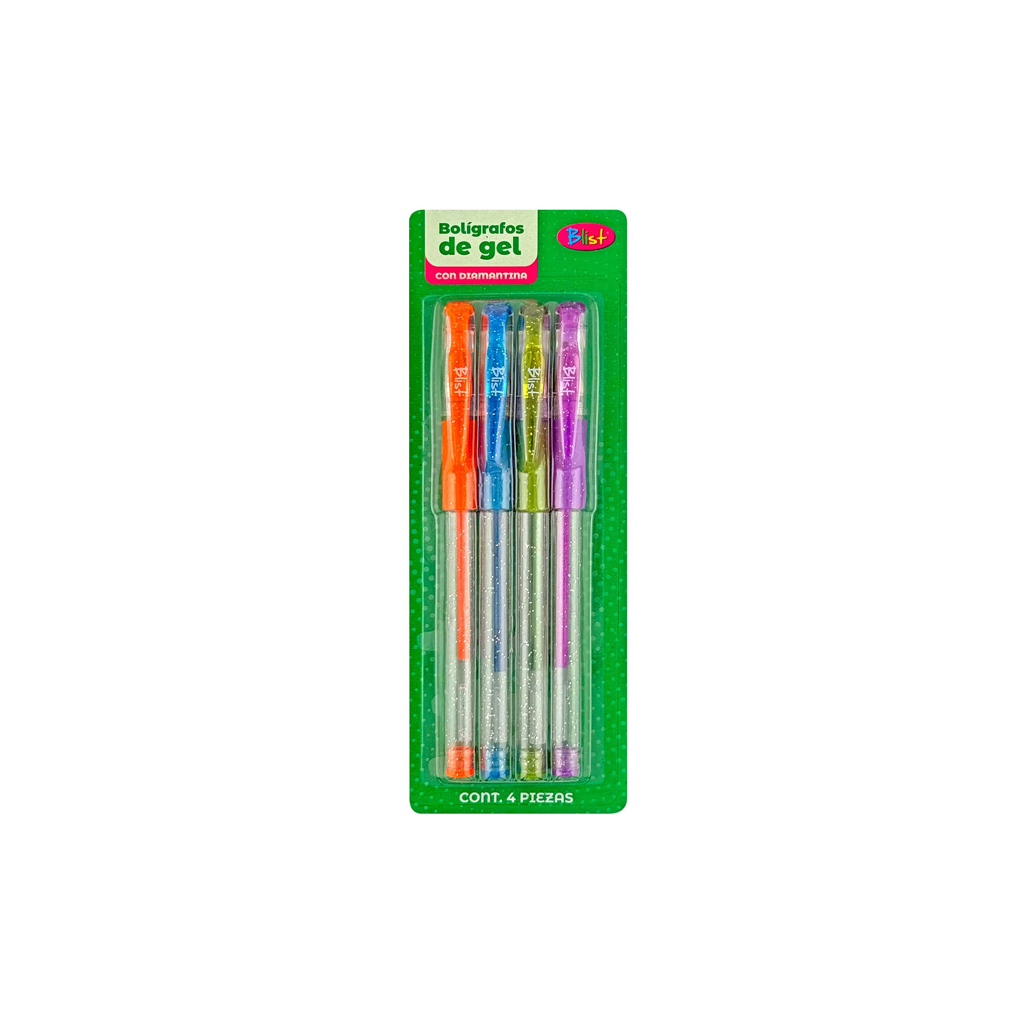 Bolígrafo de gel 4 pzas colores neón - Image 2