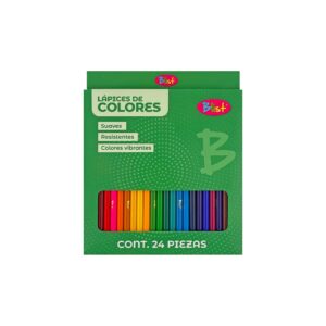 Lápices de color 24 pzas Blist