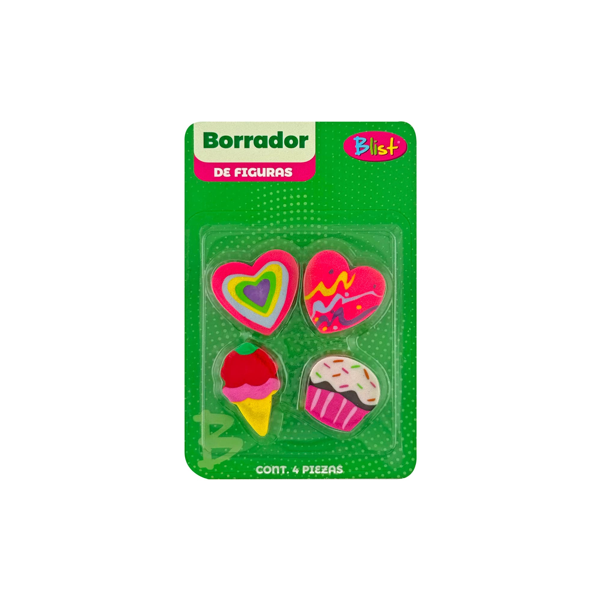 Borradores 4 pzas Blist